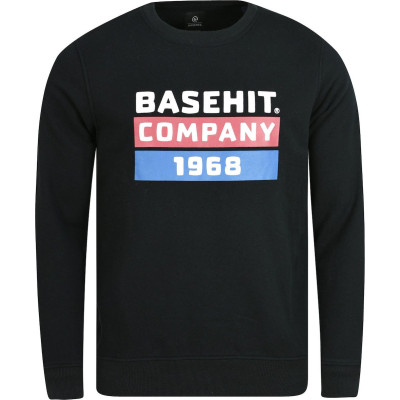 Ανδρική μπλούζα BASEHIT 192.BM20.80 black