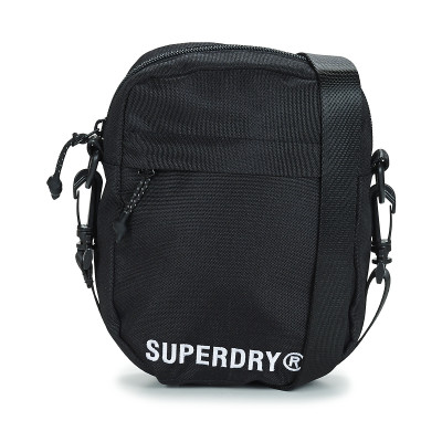 SUPERDRY GWP CODE STASH BAG Y9110247A 02A BLACK Ανδρικο