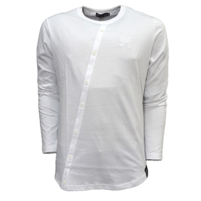 Ανδρικό μακρυμάνικο μπλουζάκι REBEL 2112 WHITE
