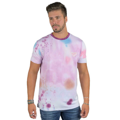 T-shirt Washed Ben Tailor-washed-ΡΟΖ - 134128