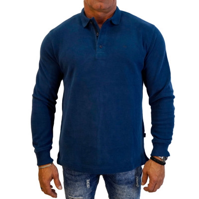 Aνδρική μπλούζα polo Makis Tselios BN281  B5162.4 BLUE