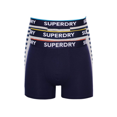SUPERDRY SPORT CLASSIC BOXER 3-PACK M3110082A-4JY (4JY/RICH NAVY/GREYSLATE MARL/RICH NAVY) 