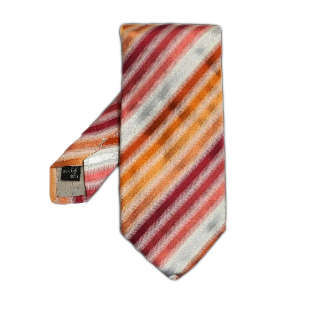 MAKIS TSELIOS Μεταξωτή γραβάτα 8,5 cm Orange-Pink  DU662 P8333.3