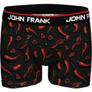 John Frank So Hot JFBD318 Ανδρικό Boxer Μαύρο με Σχέδια