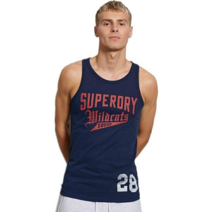 Superdry Basic Collegiate M6010388A-09S Graphic Navy