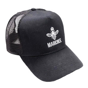 MagicBee Embroidered Logo Cap - Black - ΜΑΥΡΟ
