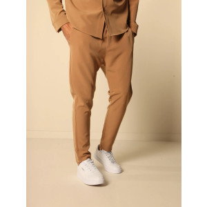 MAGICBEE COUTURE RELAXED FIT TROUSERS - MB3350 CAMEL