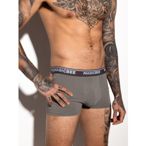MAGICBEE (3 PACK) BOXER MB2371 - WHITE/BLACK/TAUPE