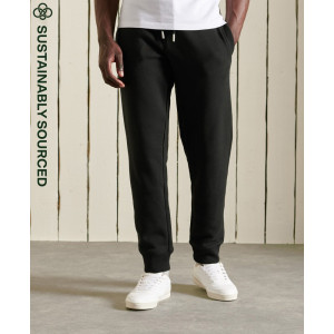 Superdry Παντελόνι Φόρμας Organic Cotton Vintage Logo Embroidered JoggersM7010797A 02A  Μαύρο 