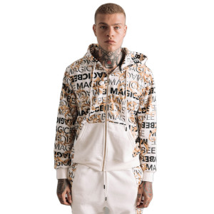 MAGICBEE DETAIL CHAIN JACKET - OFF WHITE MB22600