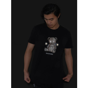 MAGICBEE REFLECTIVE TEDDY TEE - 2412 BLACK (SPECIAL EDITION) S/S24