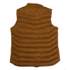 Block jeans brown suede gilet BL2001 - ΚΑΦΕ